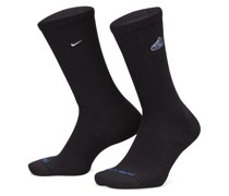 Nike Everyday Plus Cushioned Crew-Socken (1 Paar) - Schwarz