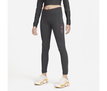 Nike Sportswear gerippte Sports Utility-Leggings für Damen mit Taschen - Grau