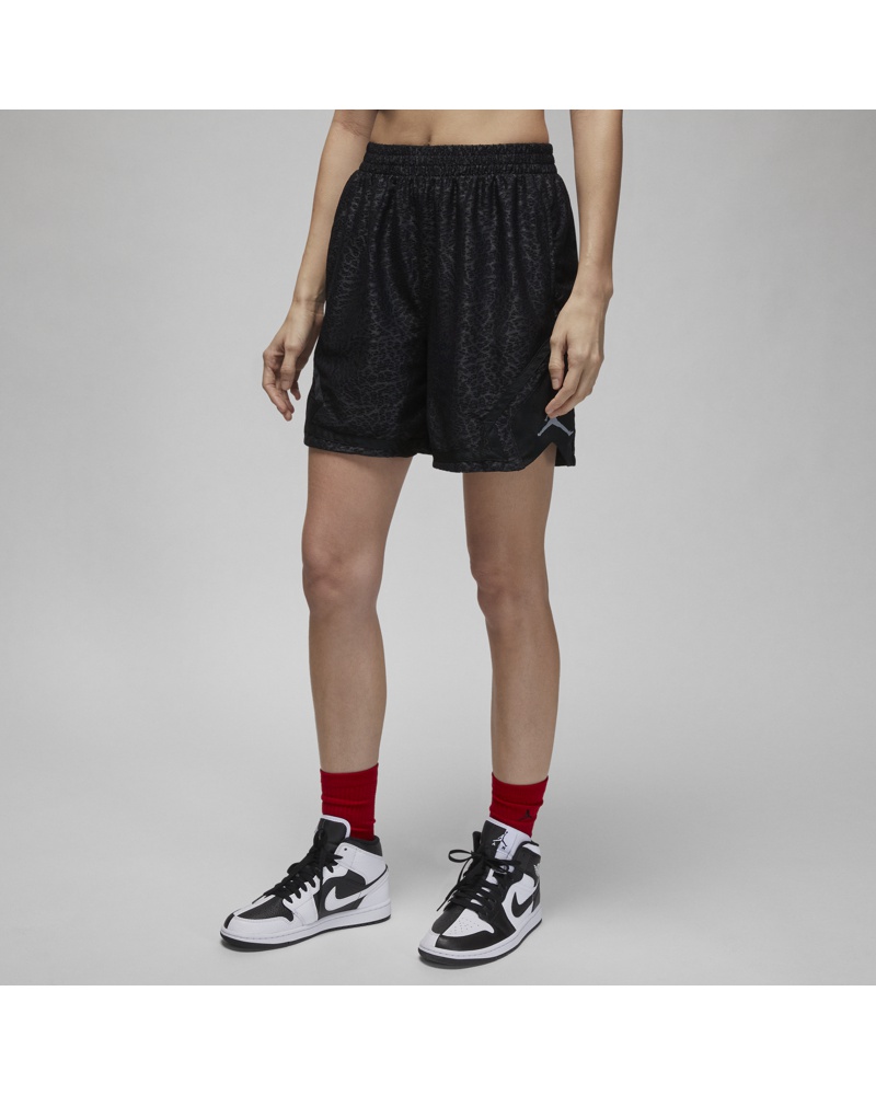 Nike Damen Jordan Sport Damenshorts mit diamantförmigen Akzenten Schwarz