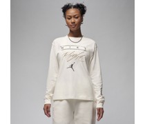 Jordan Longsleeve mit Grafik für Damen - Weiß