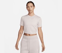 Nike Sportswear Essential Kurz-T-Shirt mit schmaler Passform für Damen - Lila