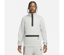 Nike Sportswear Tech Fleece Herren-Sweatshirt mit Halbreißverschluss - Grau
