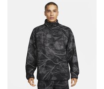 Nike Sportswear Therma-FIT ADV Tech Pack speziell entwickeltes Oberteil mit floralem Design und Halbreißverschluss für Herren - Schwarz