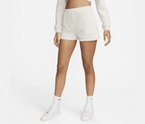 Nike Sportswear Chill Terry French-Terry-Shorts (ca. 5 cm) mit hohem Taillenbund und schmaler Passform für Damen - Braun