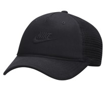 Nike Rise strukturierte Trucker-Cap - Schwarz