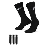 Nike Sportswear Everyday Essential Crew-Socken (3 Paar) - Schwarz