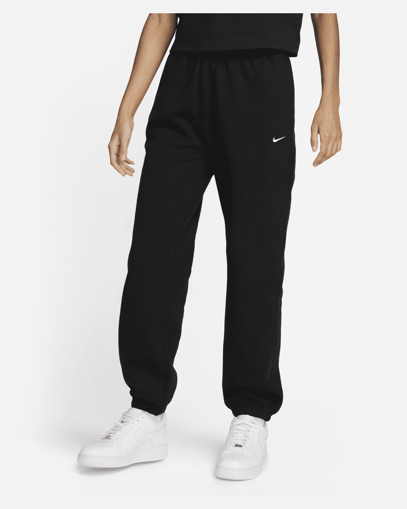 Nike Damen Nike Solo Swoosh Fleece-Hose für Damen Schwarz