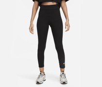 Nike Sportswear Classic 7/8-Leggings mit hohem Bund für Damen - Schwarz