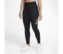 Nike Air Leggings mit hohem Bund und Grafik für Damen - Schwarz