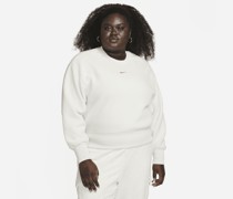 Nike Sportswear Plush Mod-Crop-Rundhals-Sweatshirt für Damen - Grau