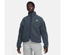 Nike ACG "Arctic Wolf" Polartec® extragroße Fleece-Jacke mit durchgehendem Reißverschluss für Damen - Grün