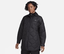 Nike Sportswear Essential gesteppter Trenchcoat für Damen - Schwarz