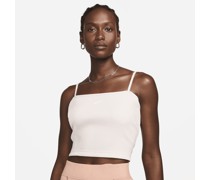 Nike Sportswear Essential geripptes Crop Top für Damen - Pink