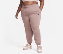 Nike Sportswear Phoenix Fleece extragroße Trainingshose mit hohem Taillenbund für Damen - Lila