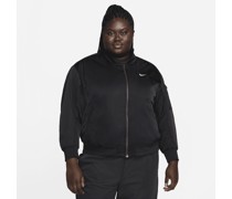 Nike Sportswear wendbare Varsity-Bomberjacke für Damen - Schwarz