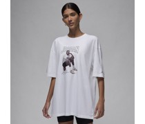Jordan Oversize-T-Shirt mit Grafik für Damen - Weiß