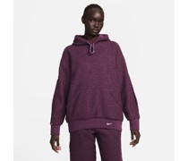 Nike Sportswear Collection Hochfloriger Fleece-Hoodie für Damen - Rot