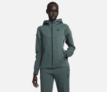 Nike Sportswear Tech Fleece Windrunner Damen-Hoodie mit durchgehendem Reißverschluss - Grün