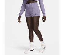 Nike Sportswear Chill Terry French-Terry-Shorts (ca. 5 cm) mit hohem Taillenbund und schmaler Passform für Damen - Lila