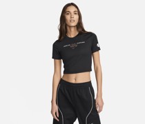 Nike Sportswear Kurzarm-T-Shirt für Damen - Schwarz