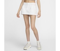 Nike Sportswear Canvas-Minirock mit tief sitzendem Bund für Damen - Weiß