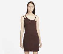 Nike Sportswear Everyday Modern asymmetrisches Tanktop-Kleid für Damen - Braun