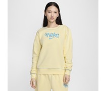 Nike Sportswear Fleece-Sweatshirt mit Rundhalsausschnitt für Damen - Braun