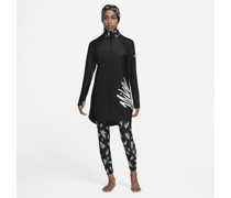 Nike Victory Print schmale Schwimm-Leggings für Damen - Schwarz