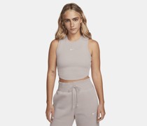 Nike Sportswear Chill Knit enges, kurz geschnittenes Mini-Rib-Tanktop für Damen - Lila