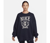 Nike Sportswear extragroßes Fleece-Sweatshirt mit Rundhalsausschnitt für Damen - Blau