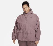 Nike Sportswear Everything Wovens Oversize-Jacke mit Kapuze für Damen (große Größen) - Lila