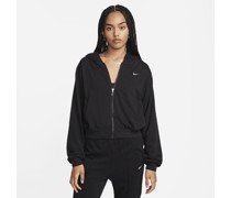 Nike Sportswear Chill Terry Hoddie aus French Terry mit durchgehendem Reißverschluss für Damen - Schwarz