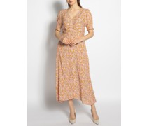 Kleid rosa/gelb