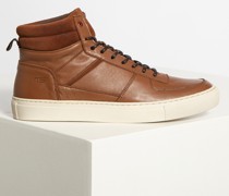 Sneaker cognac