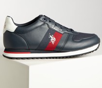 Sneaker navy/rot