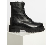 Schnürboots schwarz