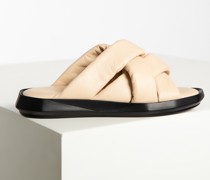 Pantoletten beige