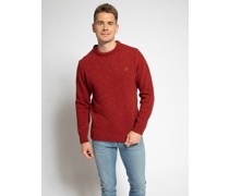 Pullover rot meliert