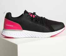 Sneaker schwarz/pink
