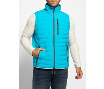 Steppweste blau