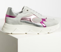 Sneaker grau/pink