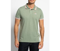 Kurzarm Poloshirt grün