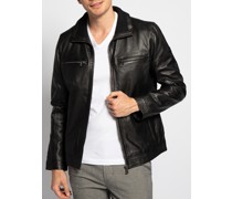 Lederjacke schwarz