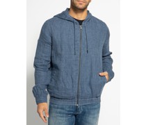 Jacke blau meliert