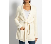 Strickjacke creme