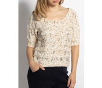 Pullover beige meliert