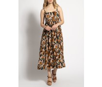 Kleid braun/multi
