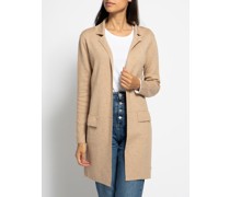 Strickjacke beige