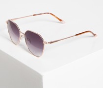 Sonnenbrille rosa/gold