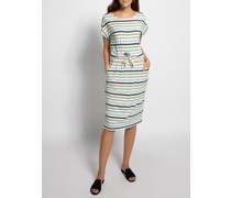Jerseykleid weiß/multi